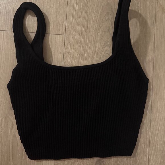 Aritzia ( Babaton ) Sculpt Knit Squareneck Cropped Tank - Picture 1 of 1